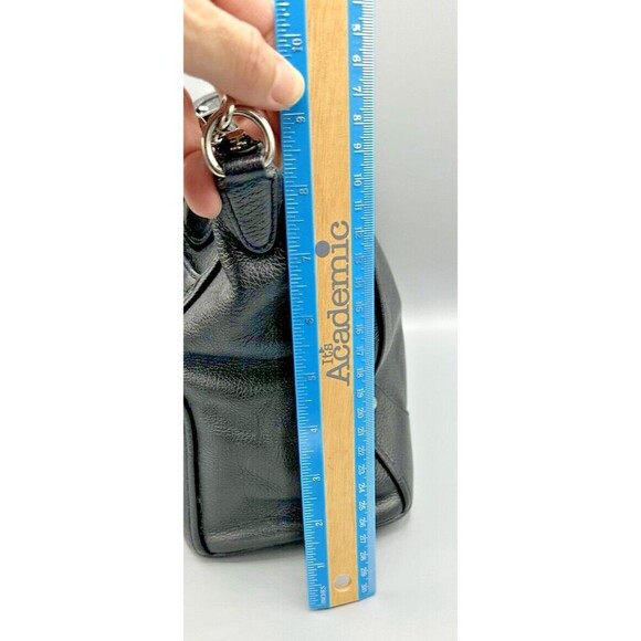 Vintage Coach Black Leather Shoulder bag F34040 2 - Picture 7 of 10